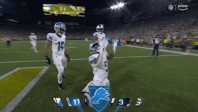 Football Player Number 14 Celebrating GIF