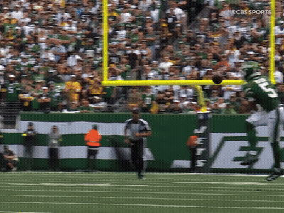 Football Player Number 15 Catching Ball GIF