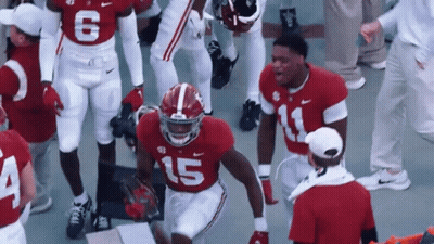 Football Player Number 15 Kneeling GIF