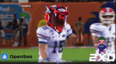 Football Player Number 15 On Field GIF