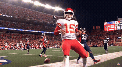 Football Player Number 15 Running On Field GIF