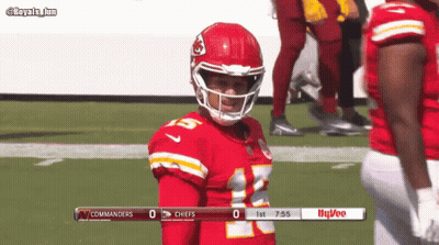 Football Player Number 15 Running On Field GIF