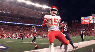 Football Player Number 15 Runs On Field GIF
