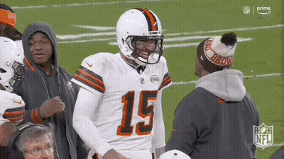 Football Player Number 15 Talking To Fan GIF