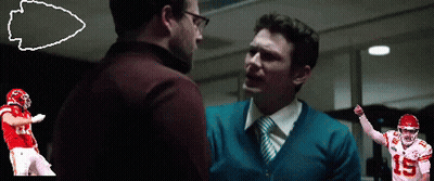 Football Player Number 15 Talking To Man GIF