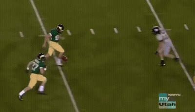Football Player Number 16 Being Tackled GIF