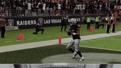 Football Player Number 16 Running On Field GIF