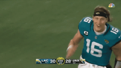 Football Player Number 16 Running On Field GIF