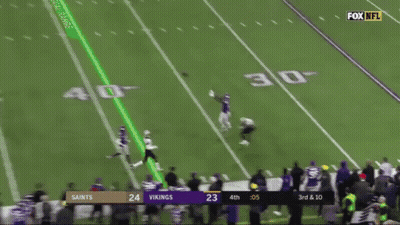 Football Player Number 16 Talking To Another Player GIF