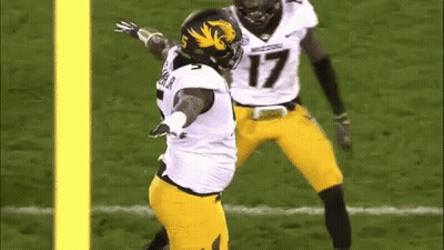 Football Player Number 17 Being Tackled GIF