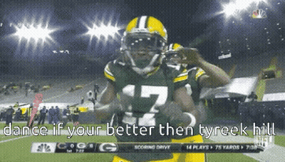 Football Player Number 17 Dancing GIF