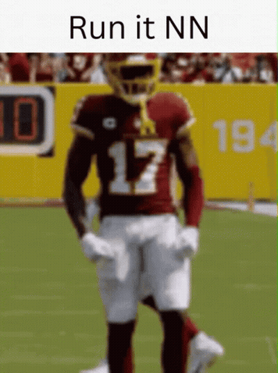 Football Player Number 17 GIF