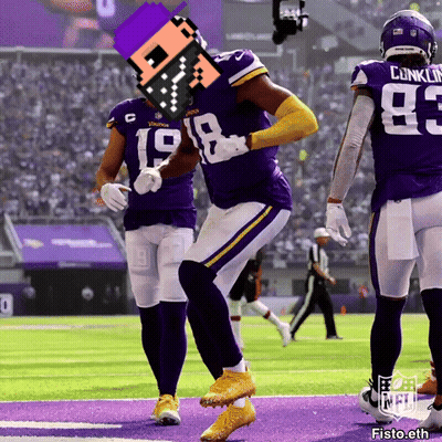 Football Player Number 18 Celebrating GIF