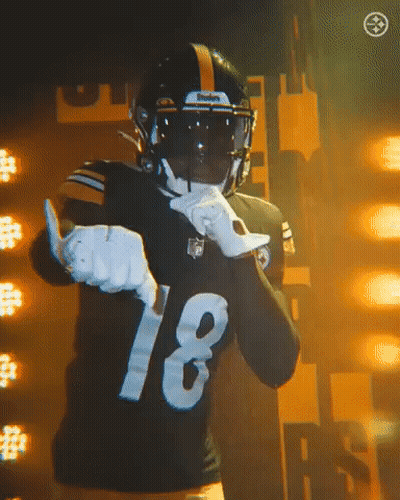 Football Player Number 18 Dancing GIF