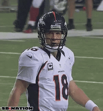Football Player Number 18 Jersey On Field GIF