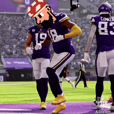 Football Player Number 18 On Field GIF