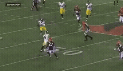 Football Player Number 19 On Field GIF