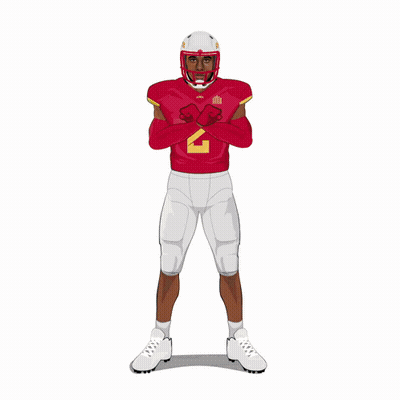 Football Player Number 2 GIF
