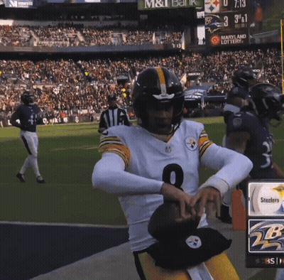 Football Player Number 2 Holding Football GIF