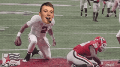 Football Player Number 2 Kneeling On Field GIF