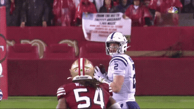Football Player Number 2 Next To Number 54 GIF