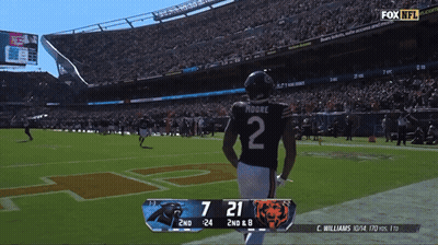 Football Player Number 2 On Field GIF
