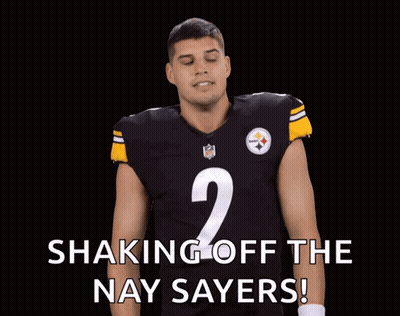 Football Player Number 2 Shaking Off Naysayers GIF