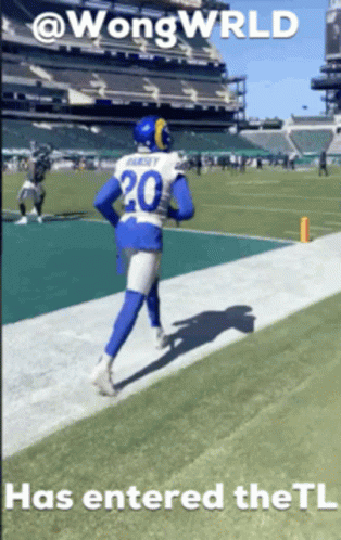 Football Player Number 20 GIF