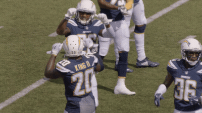 Football Player Number 20 On Field GIF