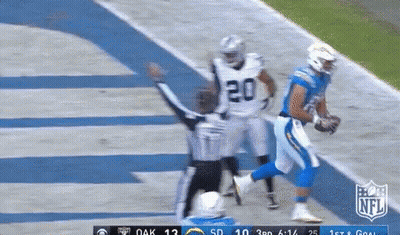 Football Player Number 20 Running Down Field GIF