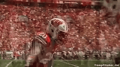 Football Player Number 20 Running On Field GIF