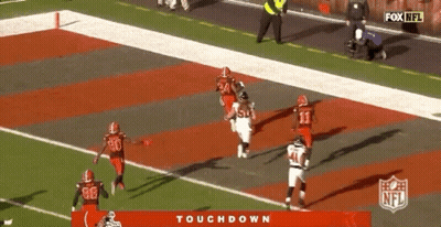 Football Player Number 20 Running On Field GIF
