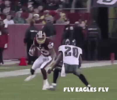 Football Player Number 20 Running GIF