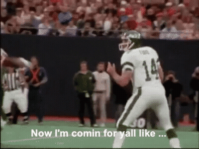 Football Player Number 20 Standing Next To Player GIF