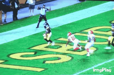 Football Player Number 22 Running On Field GIF