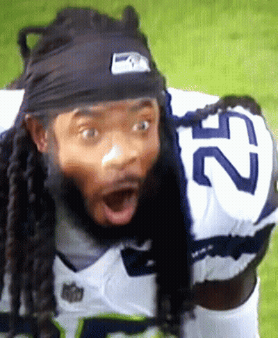 Football Player Number 22 Surprised GIF