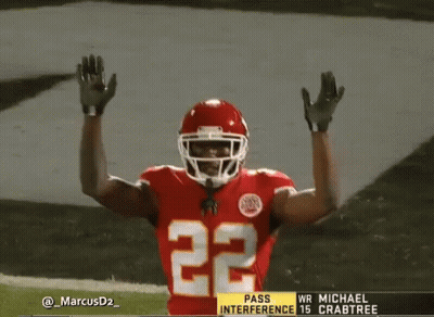 Football Player Number 22 Waving GIF