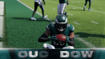 Football Player Number 23 Holding Football GIF