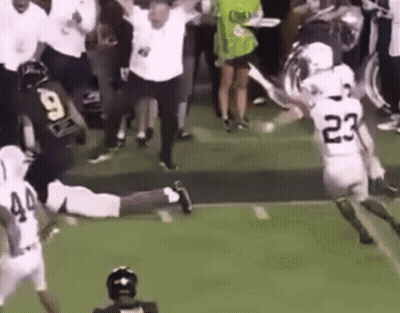 Football Player Number 23 Running On Field GIF