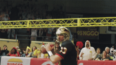 Football Player Number 23 Throwing Ball GIF