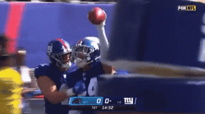 Football Player Number 24 Holding Football GIF