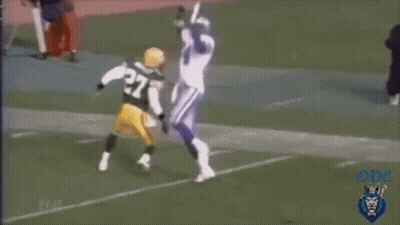 Football Player Number 24 Running GIF