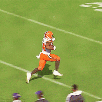 Football Player Number 24 Running On Field GIF
