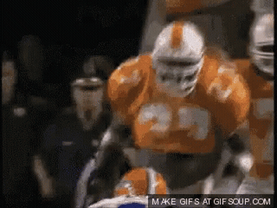 Football Player Number 24 Running With Ball GIF