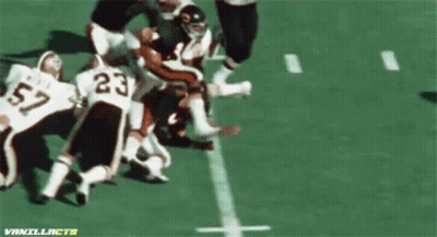 Football Player Number 24 Tackled GIF