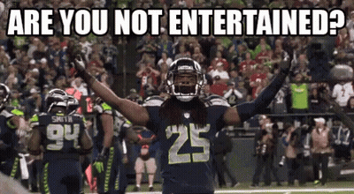 Football Player Number 25 Celebrating Touchdown GIF