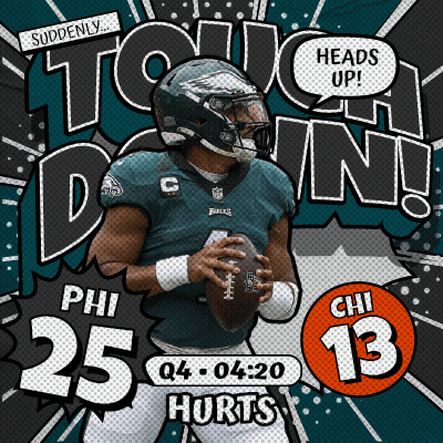 Football Player Number 25 Holding Ball GIF
