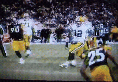 Football Player Number 25 Running On Field GIF