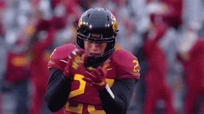 Football Player Number 25 With Helmet And Gloves GIF