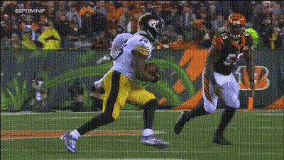 Football Player Number 26 Being Tackled GIF